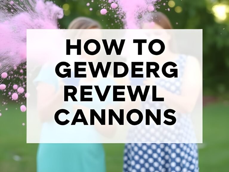 gender reveal cannon
