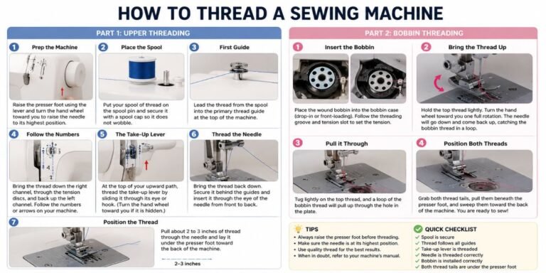 How to Thread a Sewing Machine