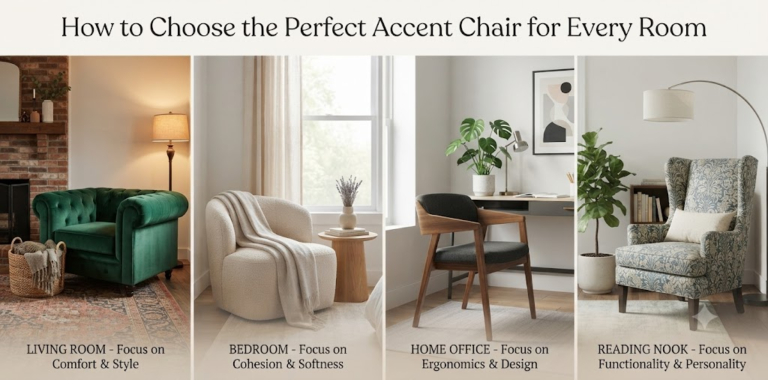 How to Choose the Perfect Accent Chair for Every Room (2026 Guide) How to Choose the Perfect Accent Chair for Every Room
